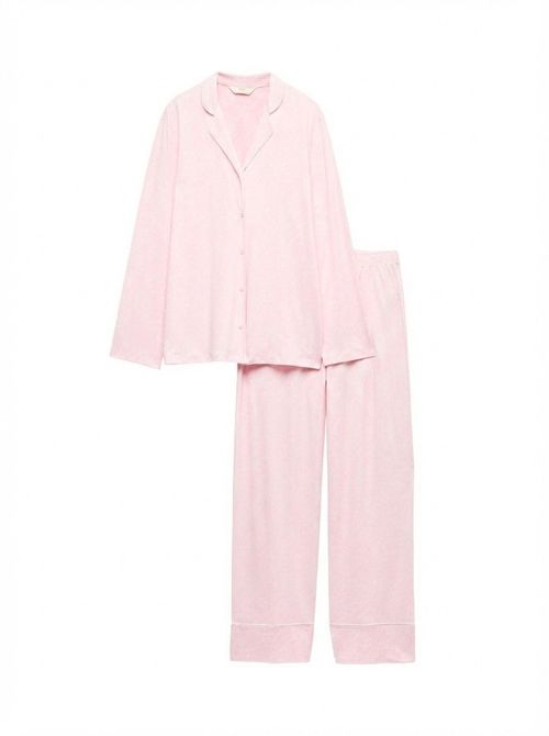Soft Touch Printed Revere Pyjama Set