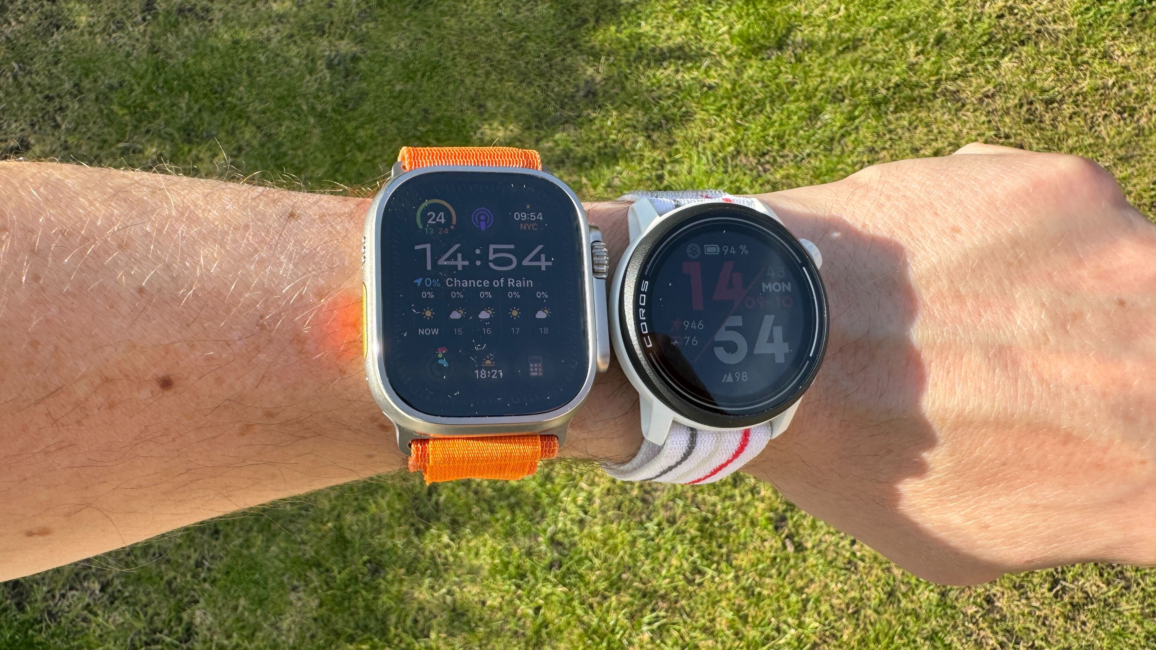 I ran a 10K with the Apple Watch Ultra 2 and Coros Pace 3 — and this watch  was better