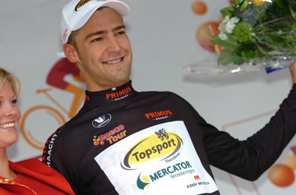 Laurens De Vreese (Topsport Vlaanderen-Mercator) leads the Primus Checkpoint classification.