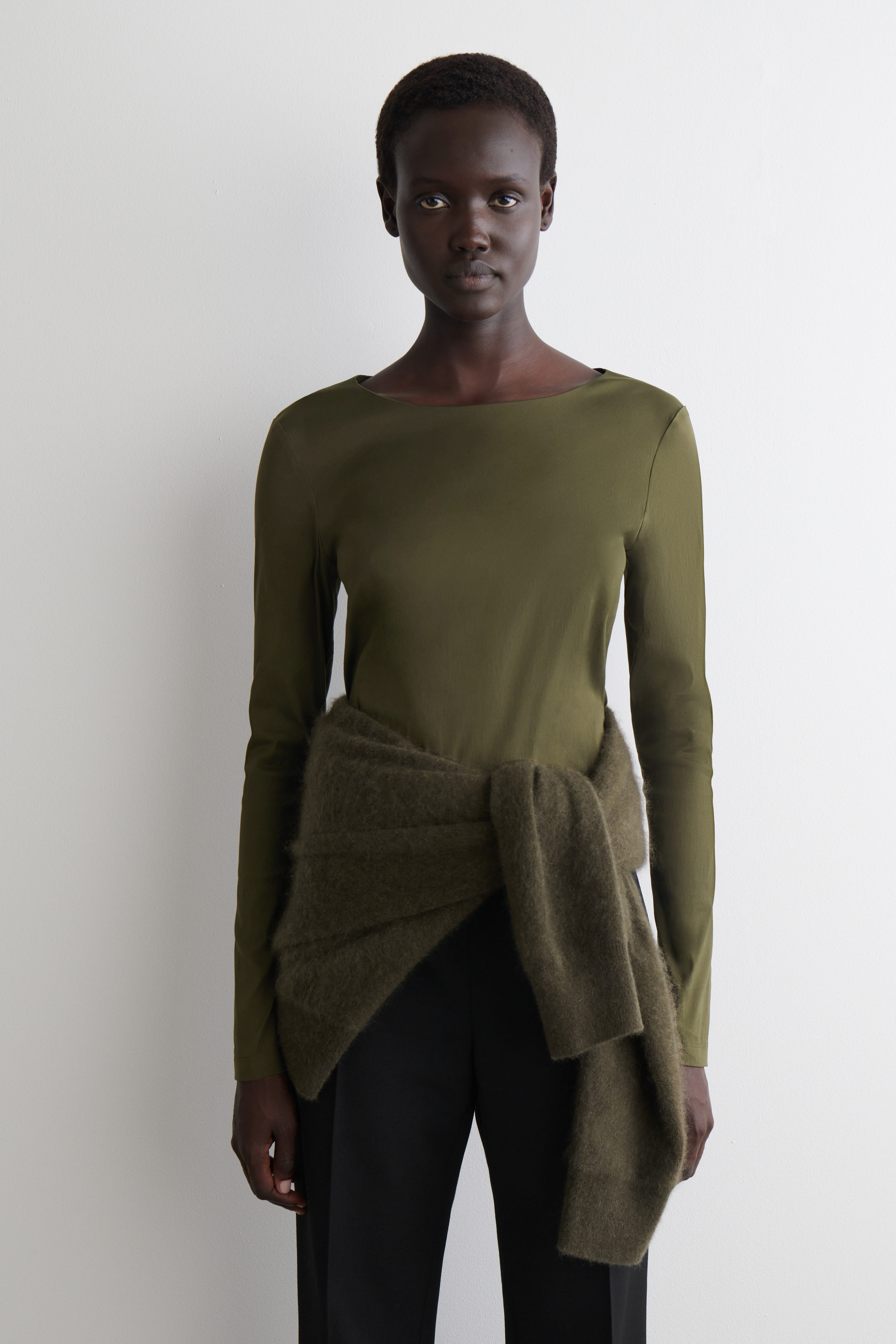Cotton Long-Sleveled Top