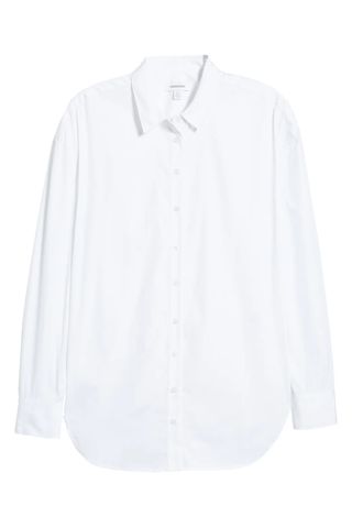 Nordstrom Oversize Poplin Button-Up Shirt