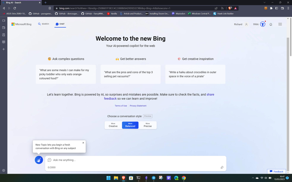 These simple extensions unlock Bing Chat AI for any web browser ...