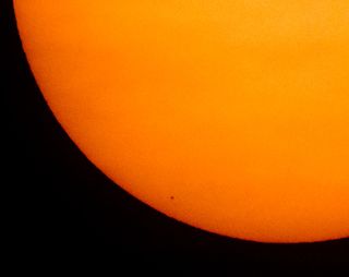 Mercury transited the sun on Nov. 11, 2019, as seen from Washington, D.C.