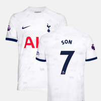 Tottenham Hotspur 2023/24 Home Shirt with Son 7 printing