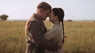 Lily Gladstone and Leonardo DiCaprio in Killers of the Flower Moon