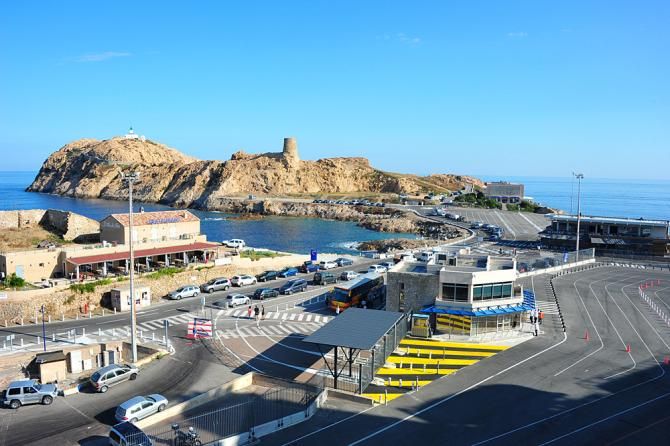 The coast of Corsica