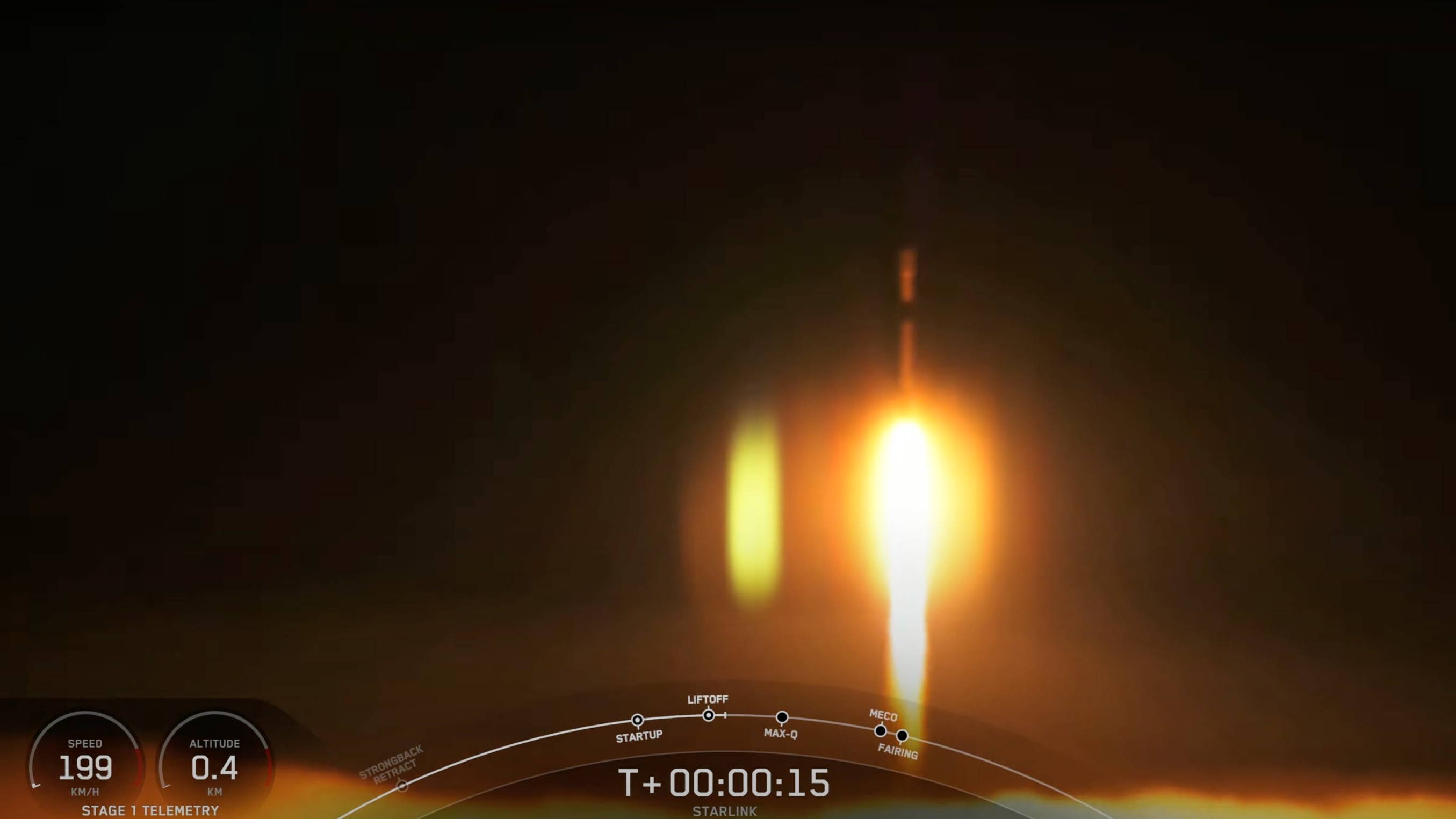 SpaceX's Falcon 9 rocket launch colors Sedona's sky - Sedona Red