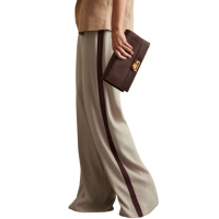 Isla Side Stripe Wide Leg Trousers | Was £150 now £68