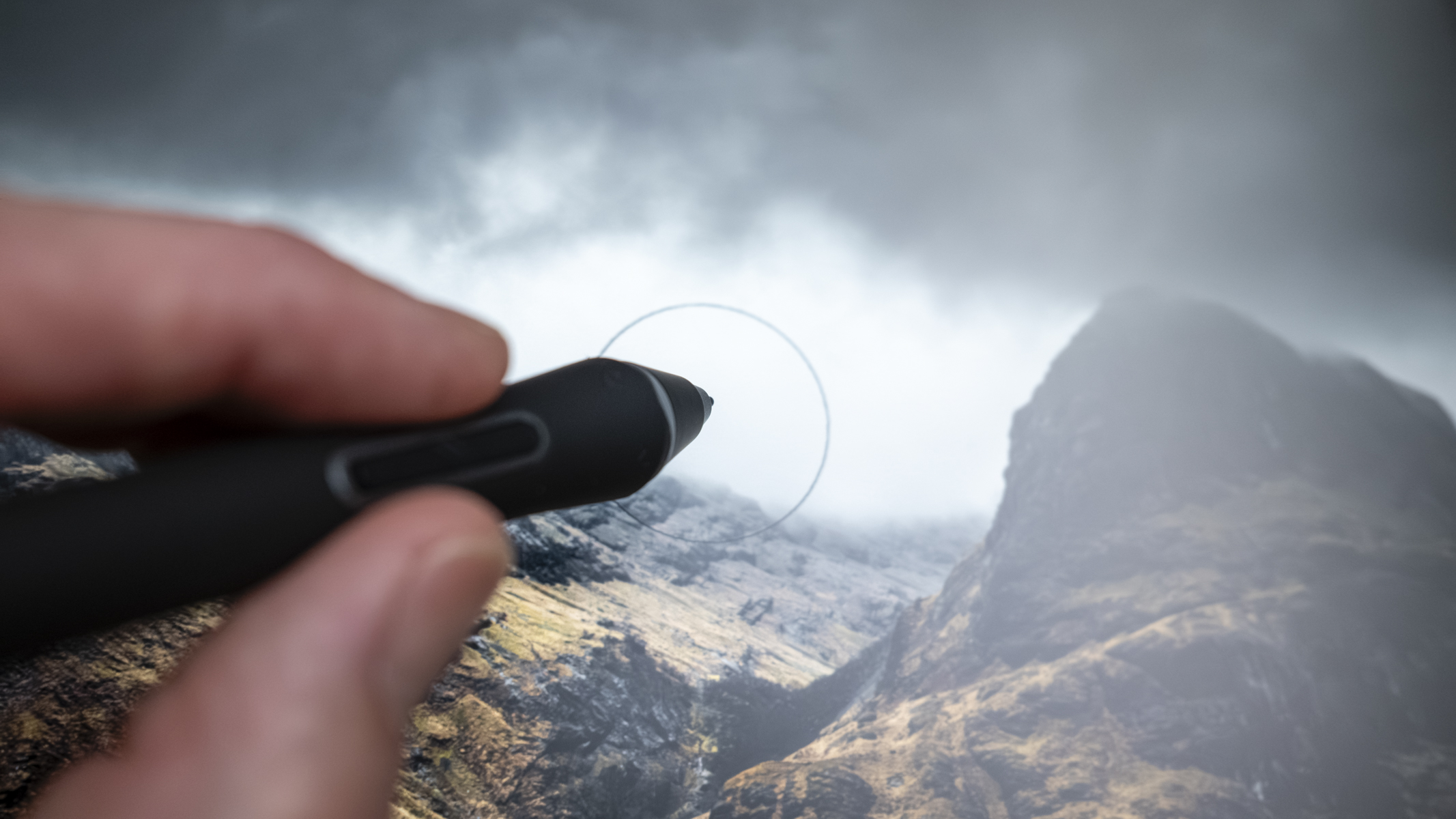 XPPen Artist Ultra 16 drawing in masks in Lightroom