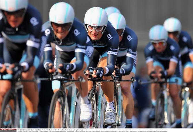 Leopard Trek during the 2011 TTT in Turin
