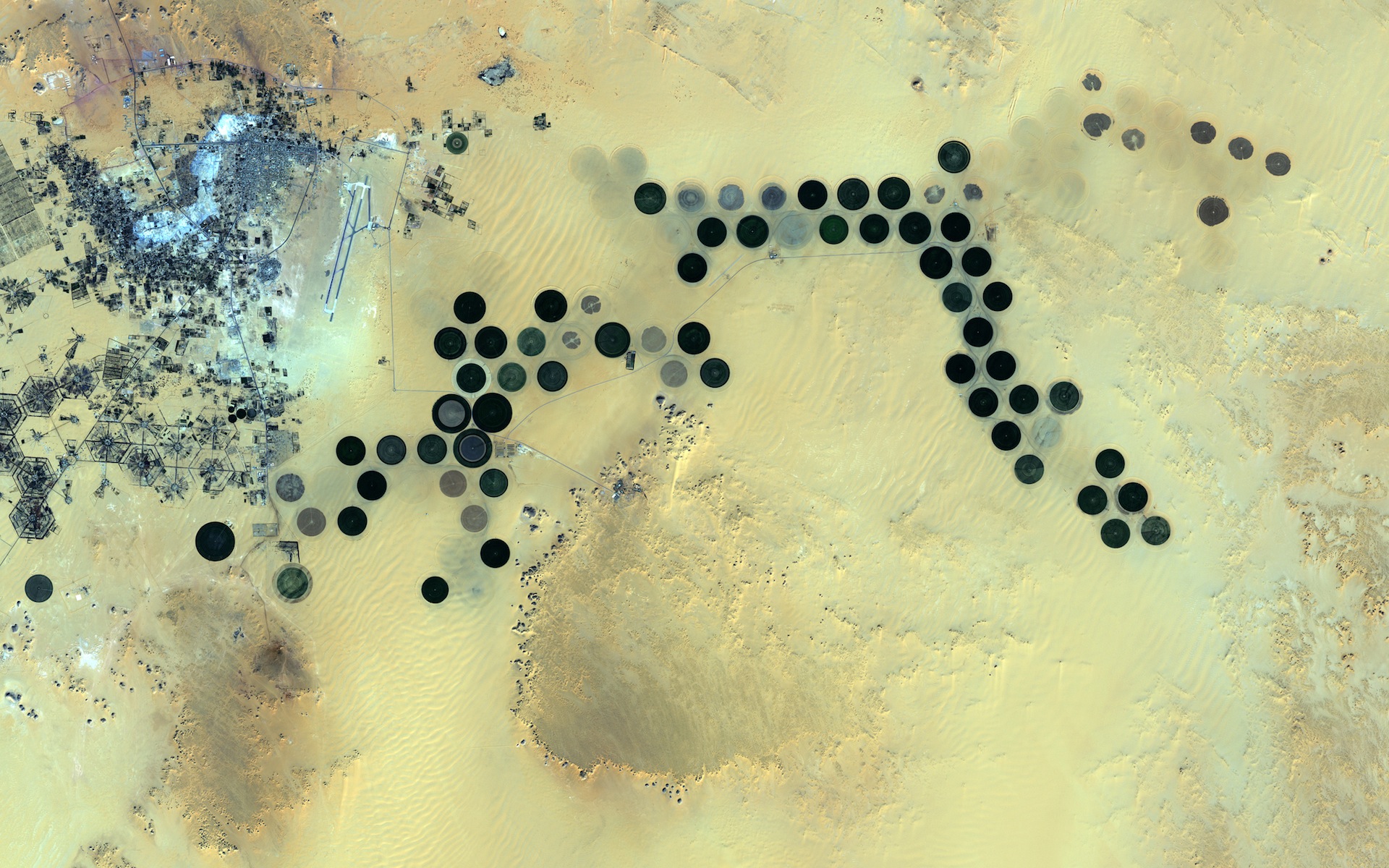 Earth From Space: Al Jawf Oasis 