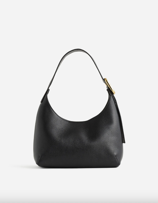 The Sculptural-Buckle Shoulder Bag