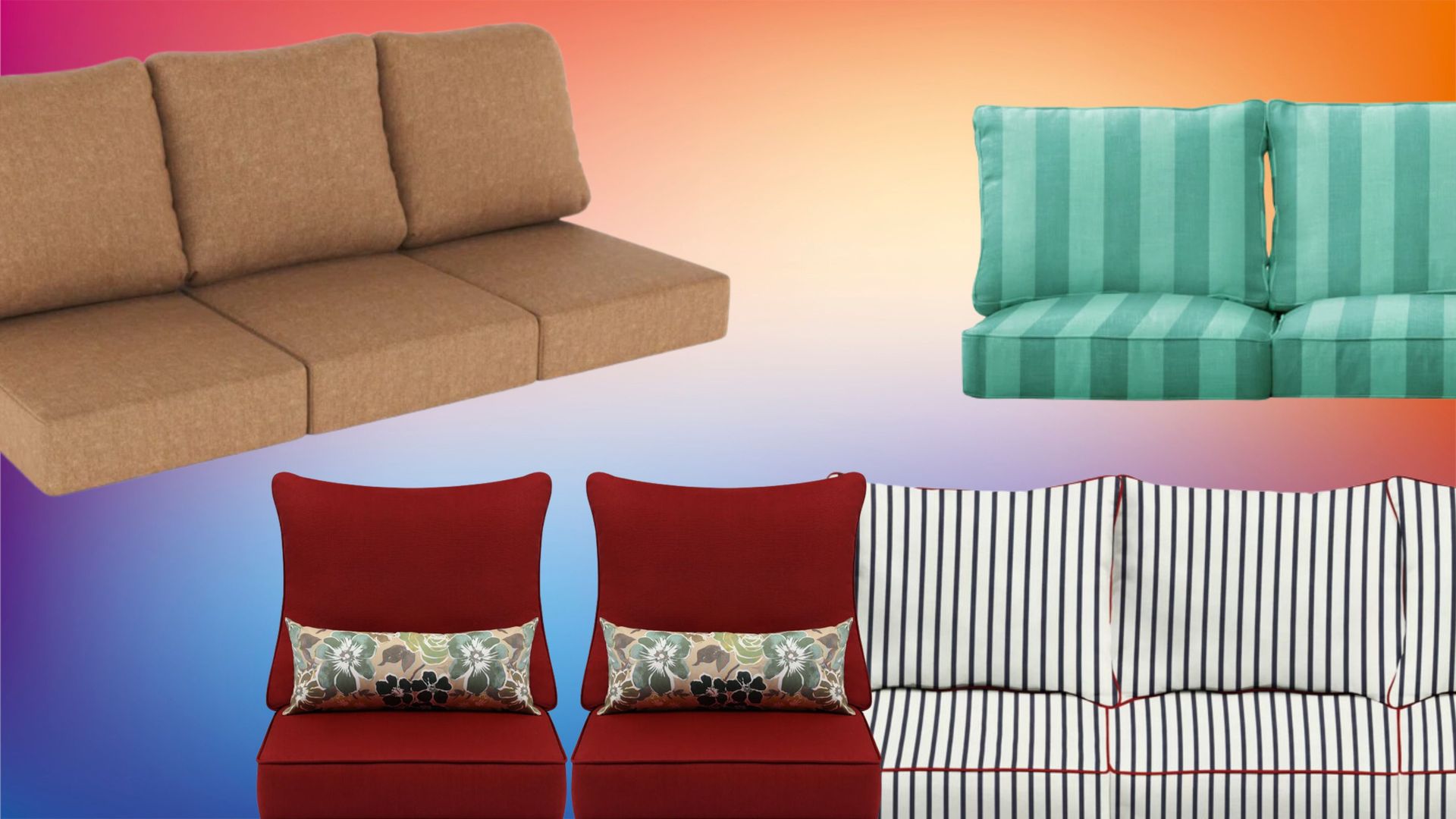 An Editor's 12 Favorite Replacement Outdoor Sofa Cushions