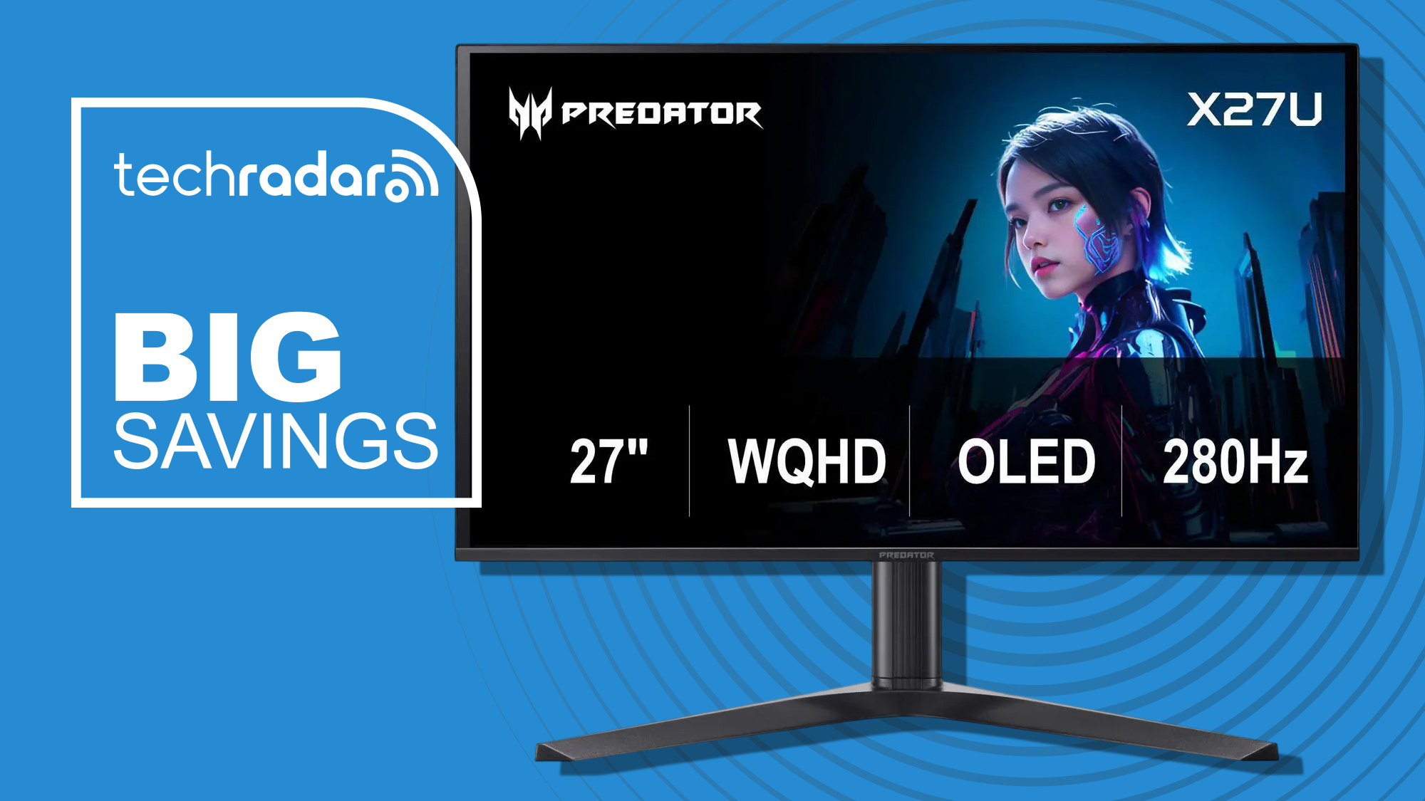 Acer Predator 27" WQHD 2K monitor