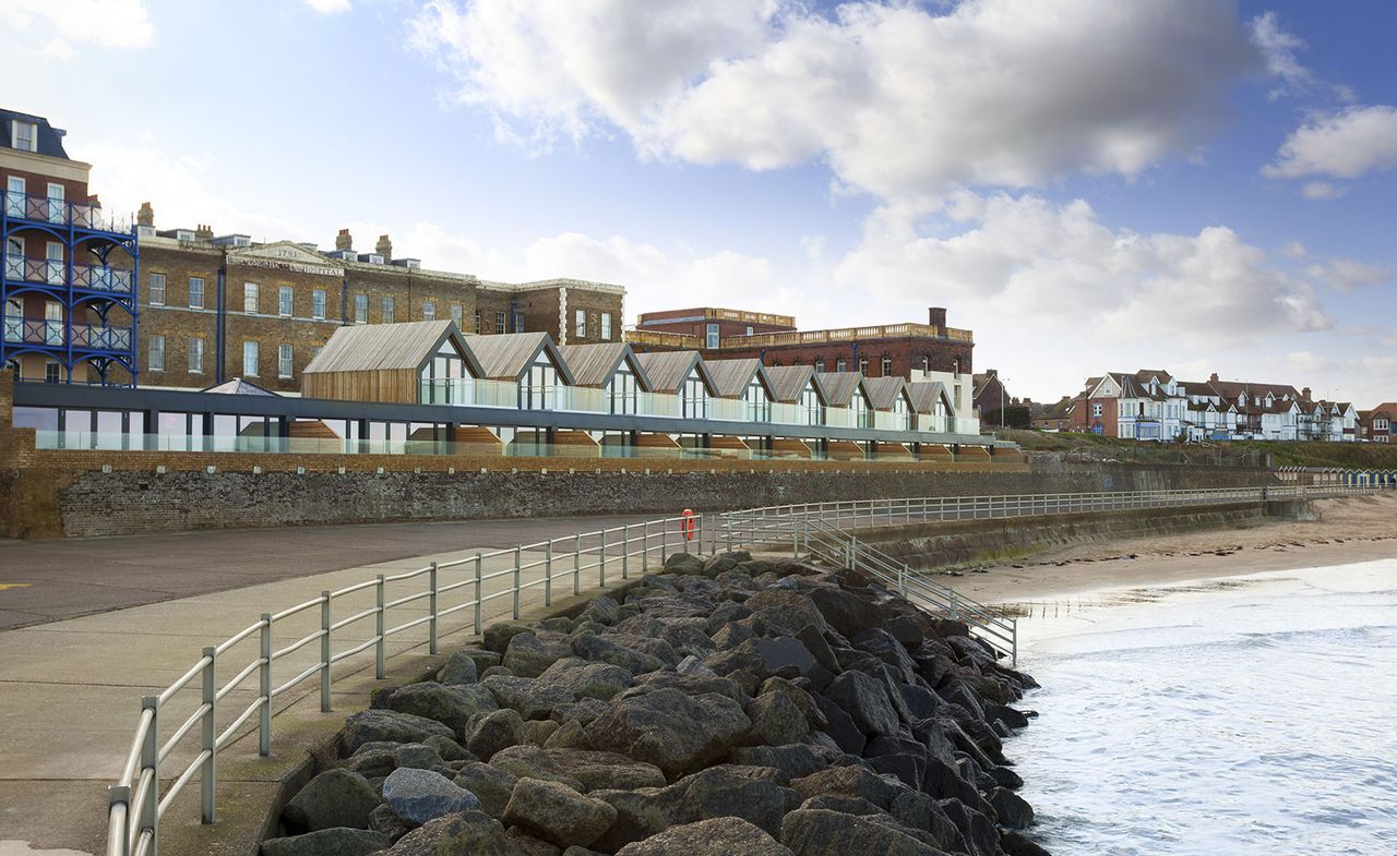 Seaside housing by Guy Hollaway in Margate