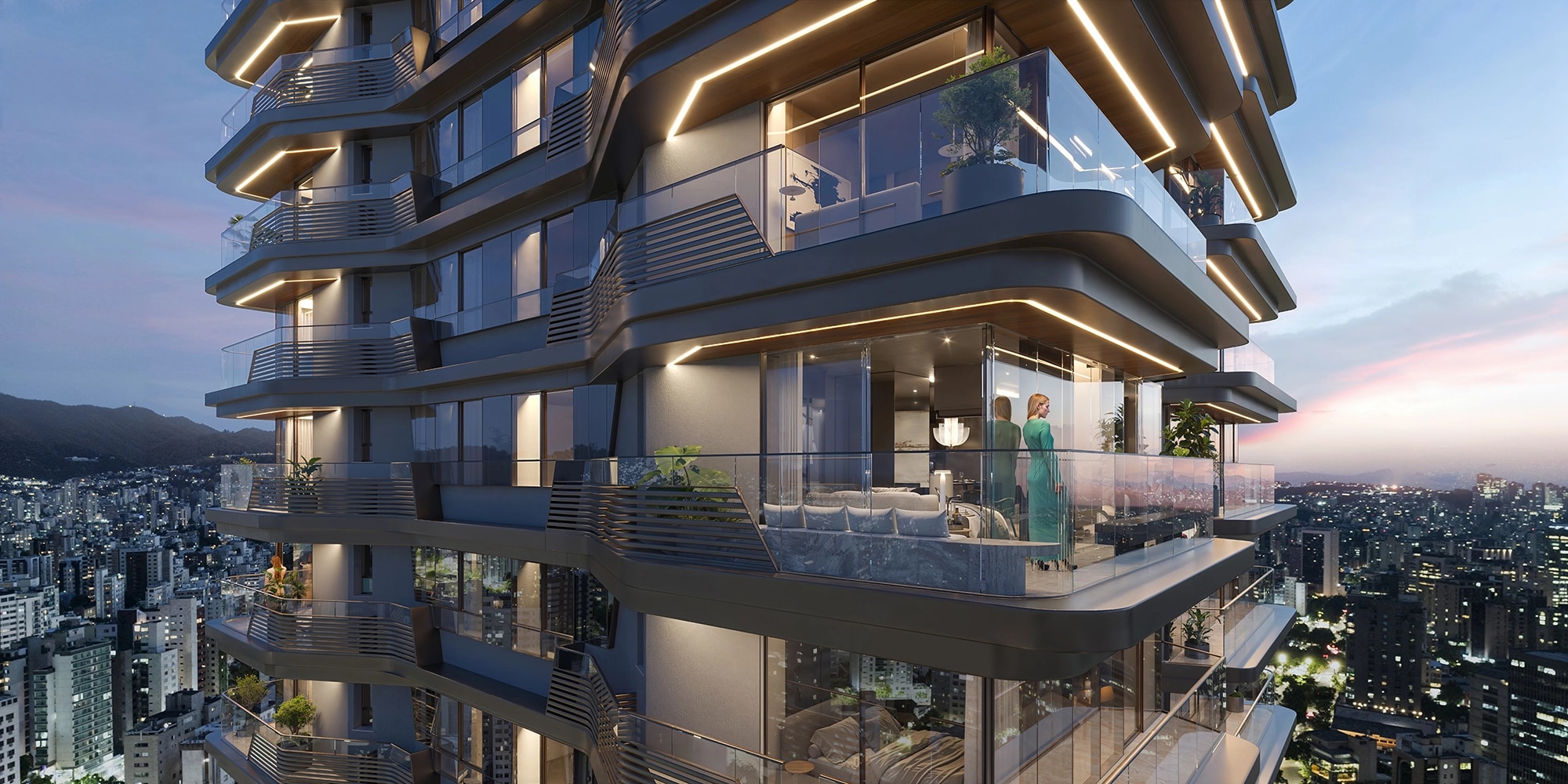 Savassi residences in Minas Gerais, Brazil