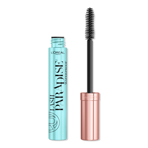 turquoise tube of L'Oréal Paris Voluminous Lash Paradise Waterproof Volume Mascara