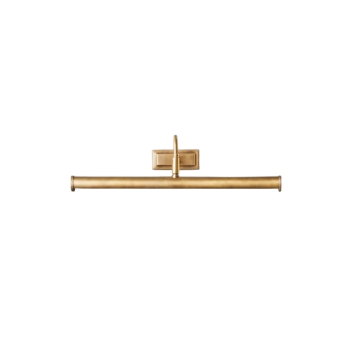 Pooky Lighting US, Regular Clyfford Picture Light in Waxed Antiqued Brass