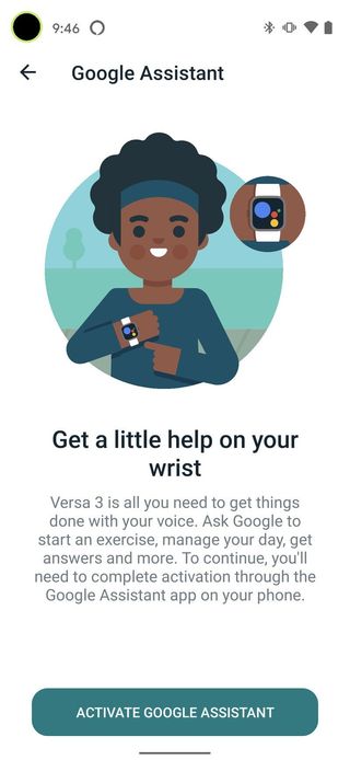 How To Set Up Google Assistant Fitbit Step 2