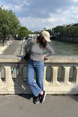 Fashion editor Allyson Payer in Paris