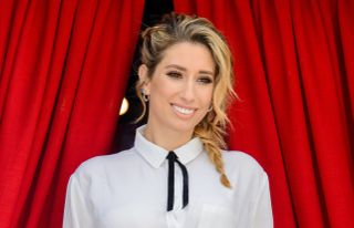 Stacey Solomon launches the Nationwide 'Sing' Karaoke bus tour