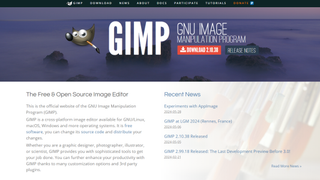 Gimp homepage