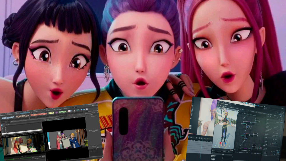 Image showing the use of Unreal Engine 5 in the making of KPop Demon Hunters