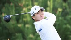 Yubin Jang hits driver at the 2024 Genesis Championship