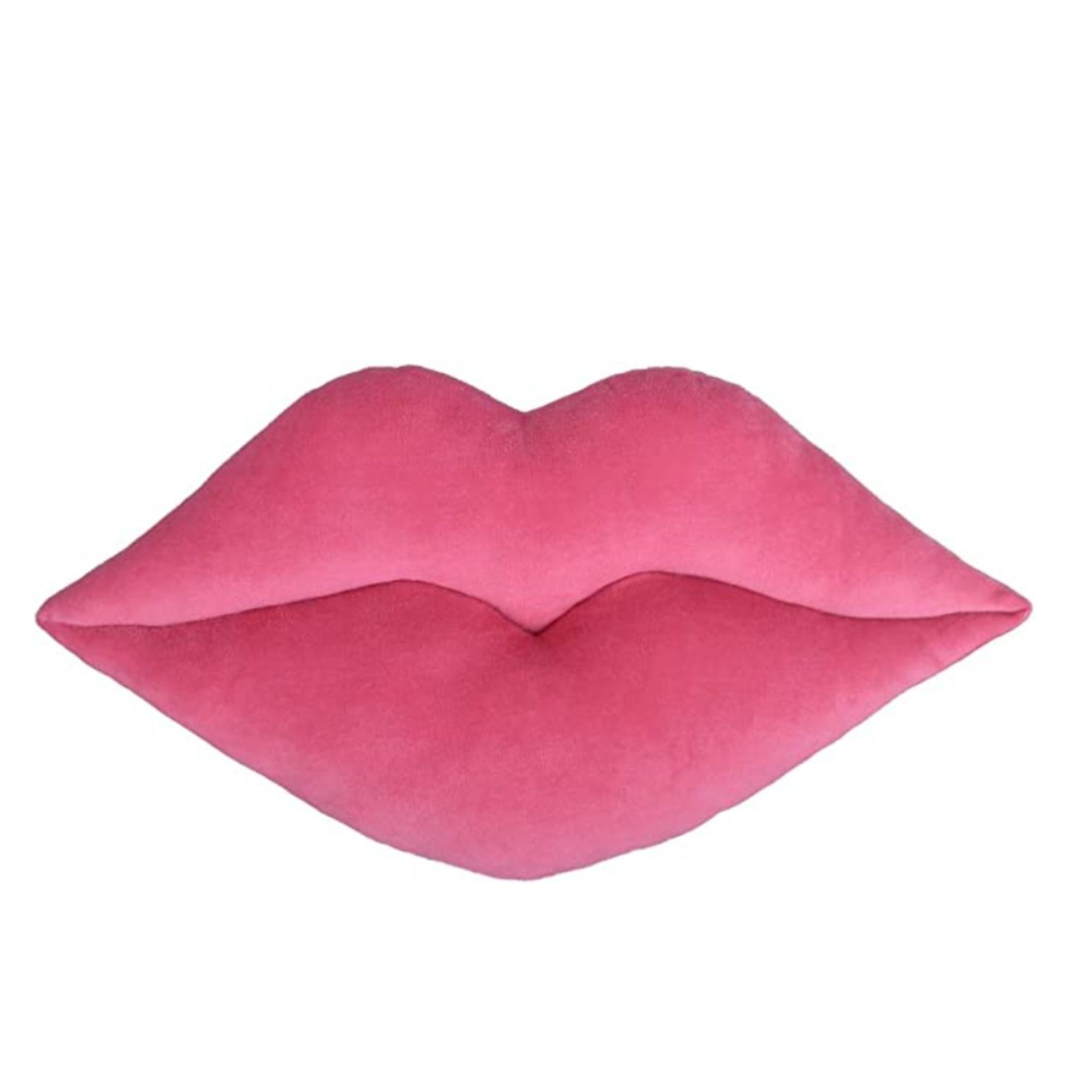 Bantal berbentuk bibir merah muda