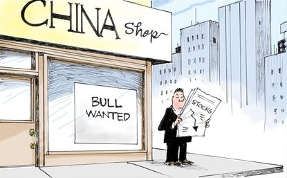 Editorial Cartoon World China Economy