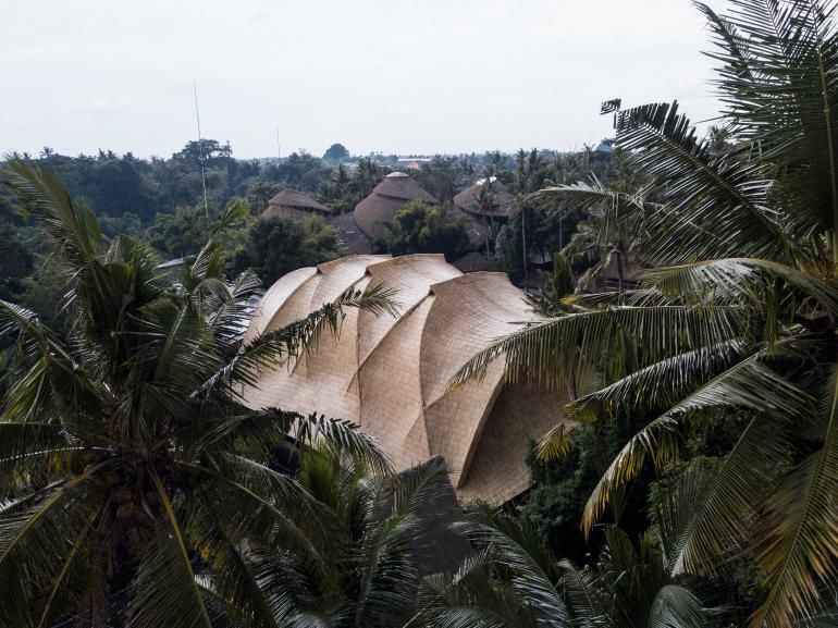 Ibuku’s The Arc at Green School in Bali raises the bamboo roof