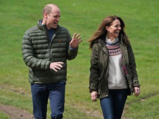 The Prince and Princess of Wales visit Manor Farm in Durham in 2021