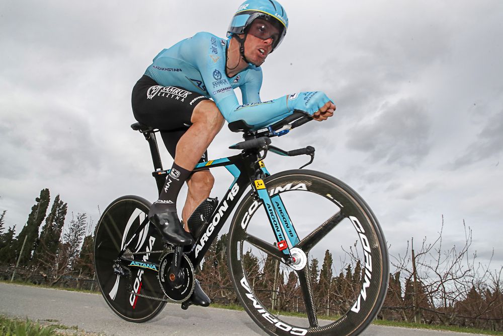 Luis Leon sanchez finished 10th in the Paris-Nice time trial
