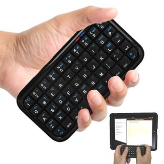 Mini Bluetooth Keyboard, 49 Keys Wireless Pocket Keypad, Rechargeable Mini Slim Travel Handheld Keyboard, for Ios Tablet/for Ios Phone 4.0 Os/for Ps3 / Smart Phone/pc/htpc, 1200mah, Micro Usb