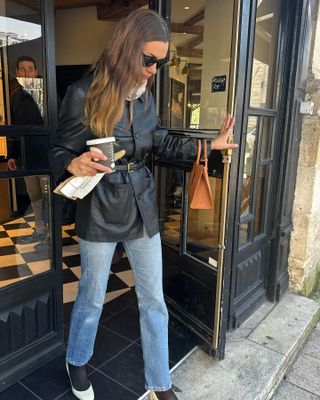 French Girl Autumn Jeans Outfits