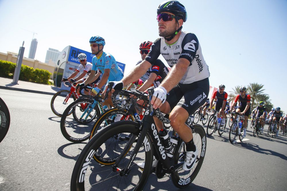 Mark Cavendish in the bunch