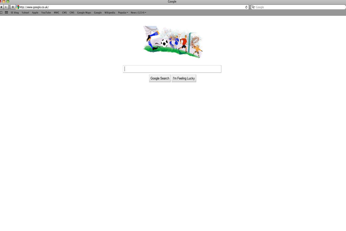 Google home page