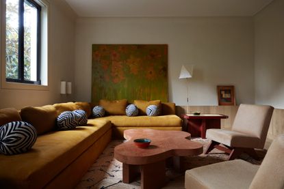 Colourful furnishings inside Mexico City home by Giancarlo Valle