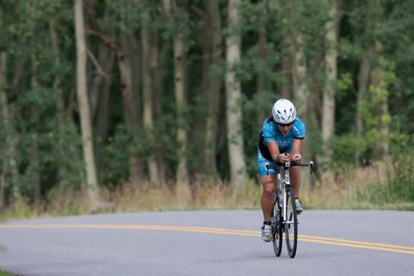 The Maroon Bells Time Trial Course featured smooth pavement, thick Aspen forests, and thin air.