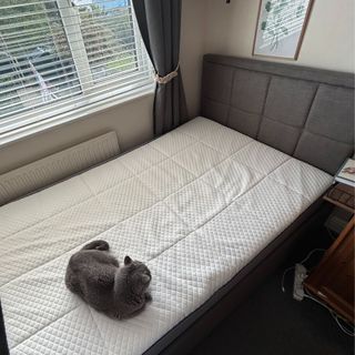 The Nectar Hybrid mattress being tested at home