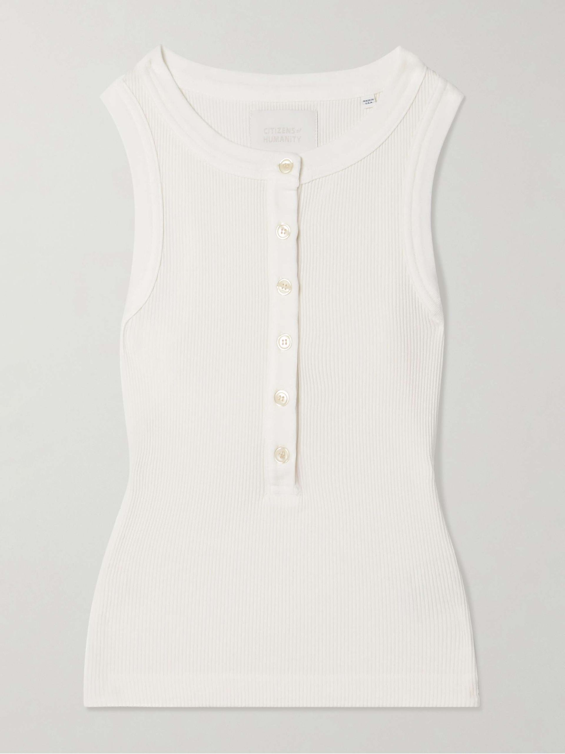 Caralyn Ribbed Jersey Tank