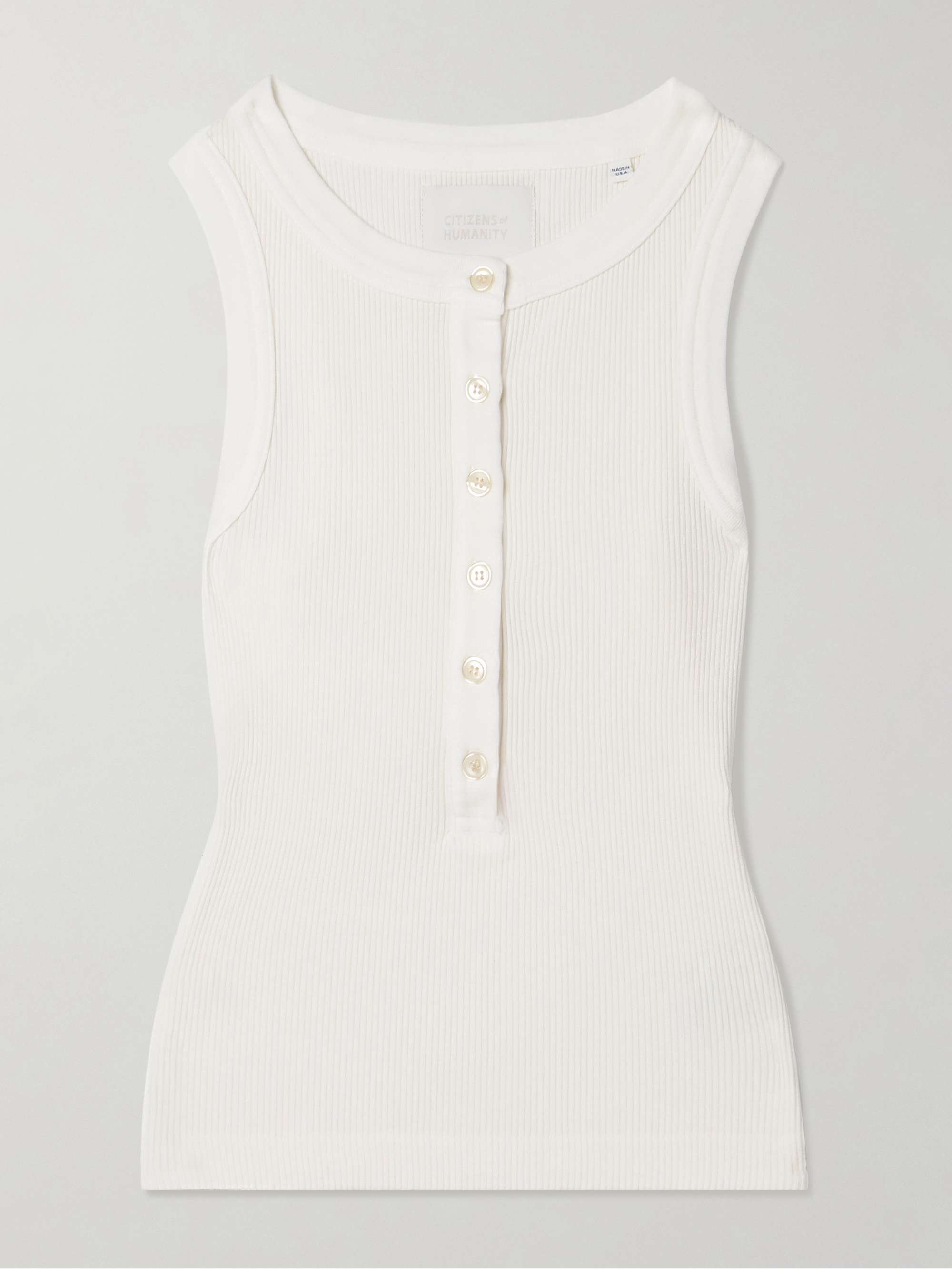 Caralyn Ribbed Jersey Tank