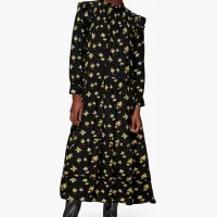 Whistles Falling Floral Print Midi Dress | John Lewis £95 ($118.11)