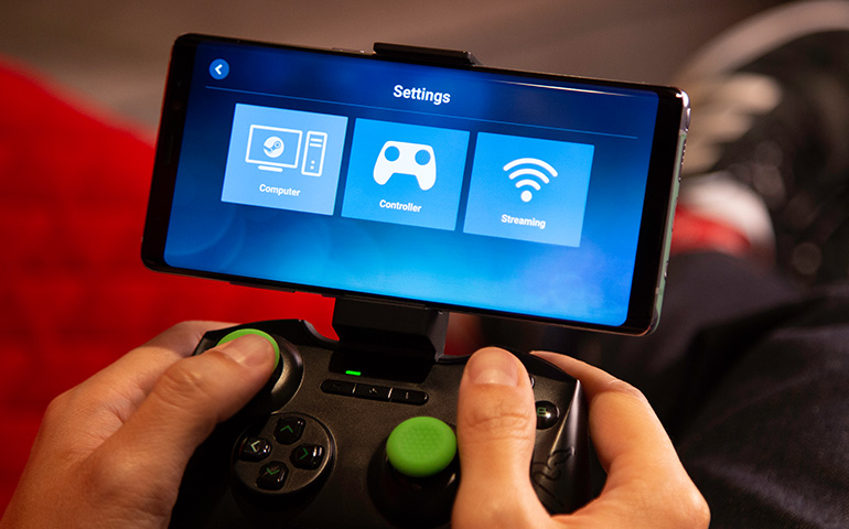 steam link android ps4 controller
