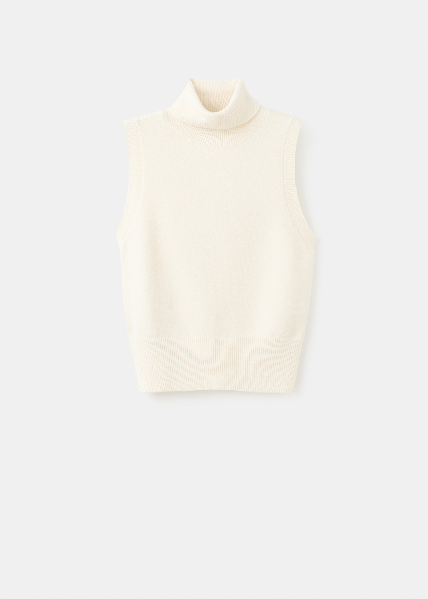 MANGO Turtleneck Knit Top