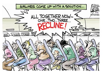 Editorial cartoon U.S. airlines