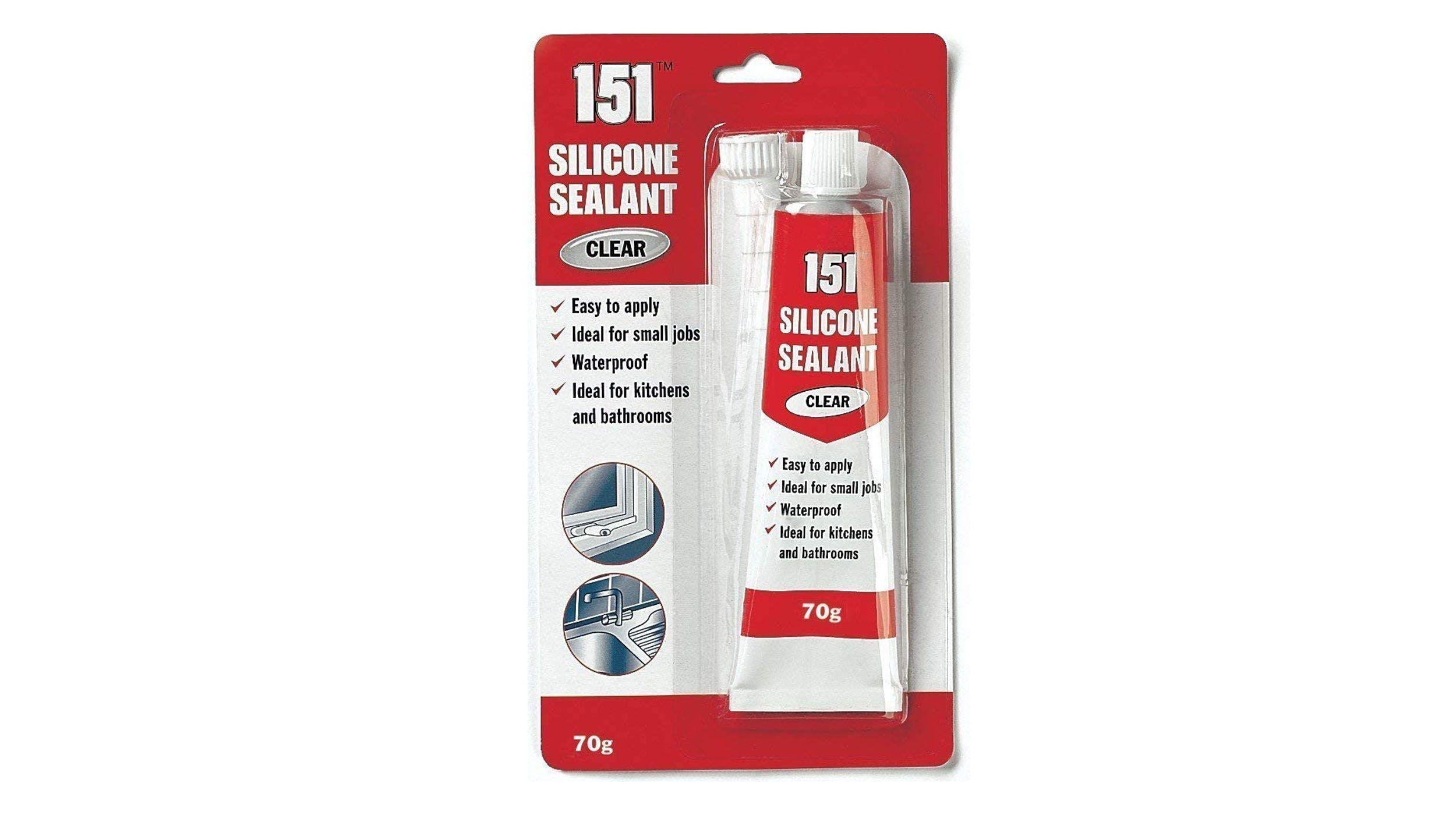 The 151 Silicone Sealant is one of the best bathroom sealants