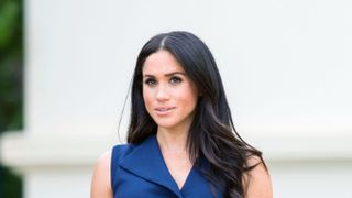 melbourne, australia october 18 meghan, duchess of sussex attends a reception hosted by the honourable linda dessau ac, governor of victoria and mr anthony howard qc at government house victoria on october 18, 2018 in melbourne, australia the duke and duchess of sussex are on their official 16 day autumn tour visiting cities in australia, fiji, tonga and new zealand photo by samir husseinsamir husseinwireimage