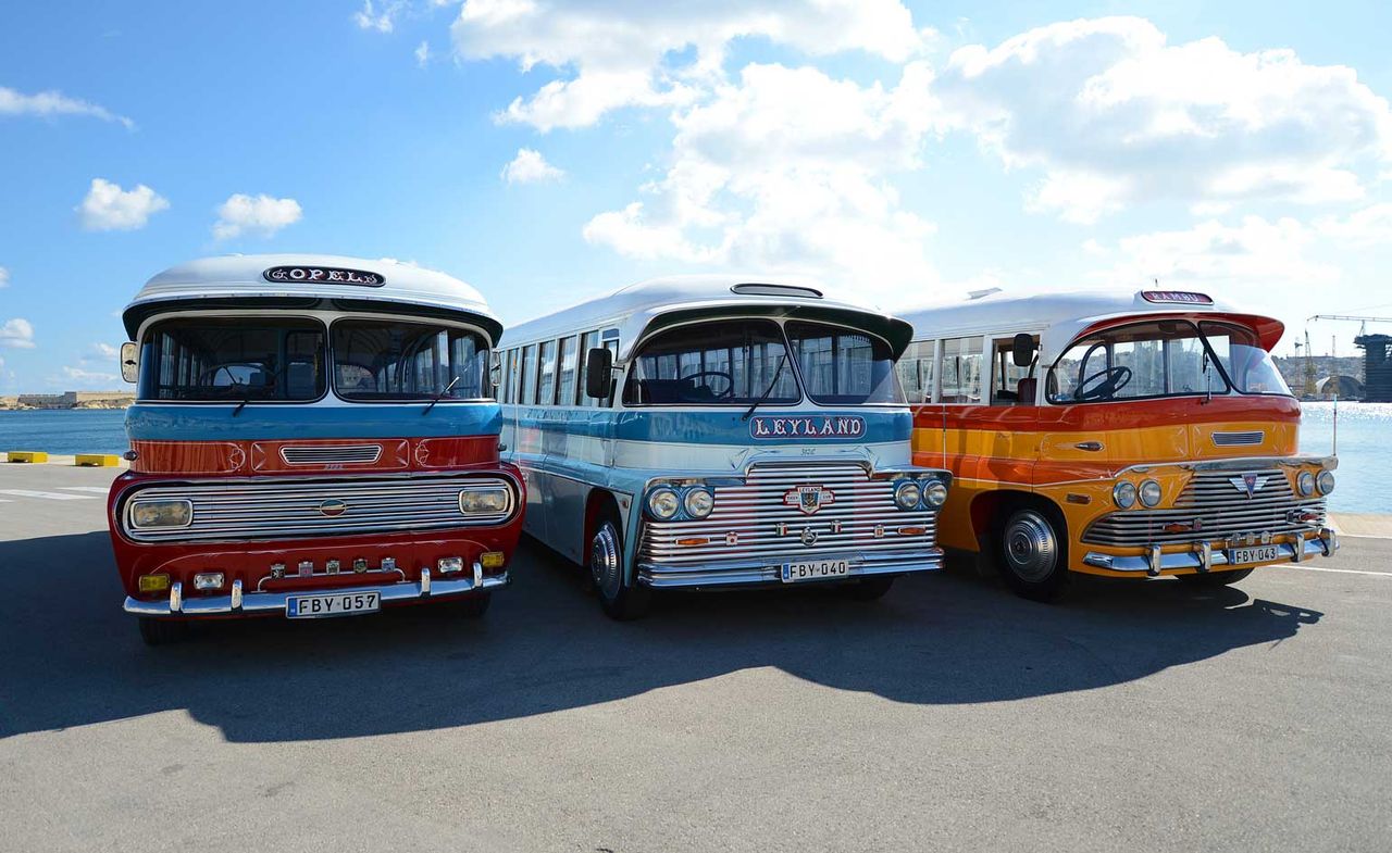 Traditional Maltese bus