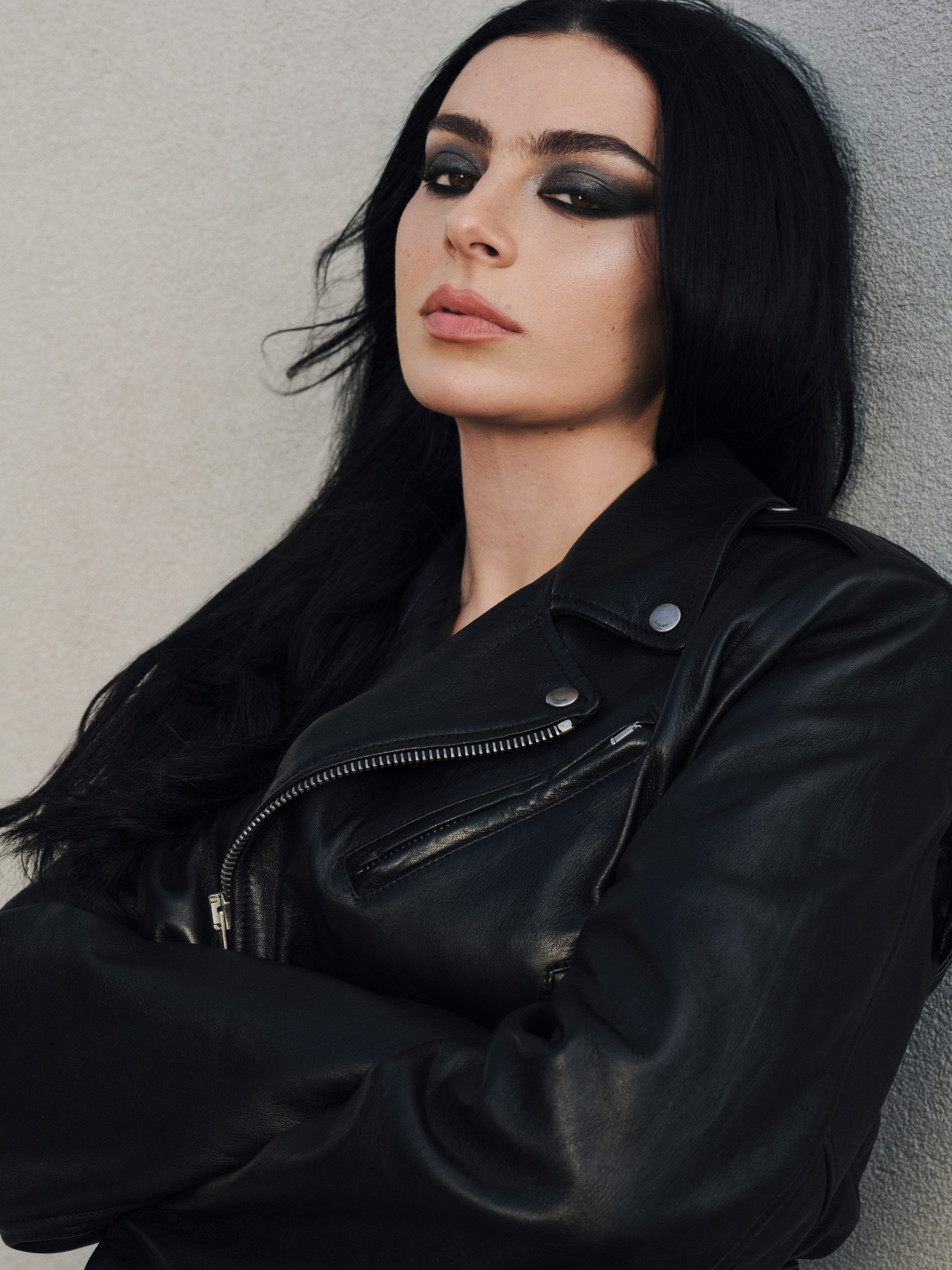 Photo of Charli XCX for a YSL Beauty campaign